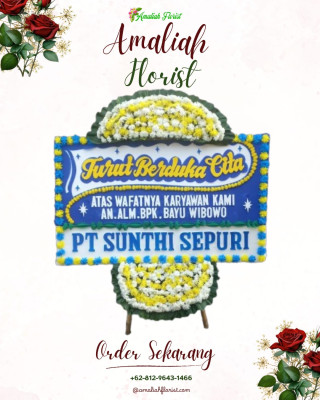 Papan Bunga Duka di Gelok Beam