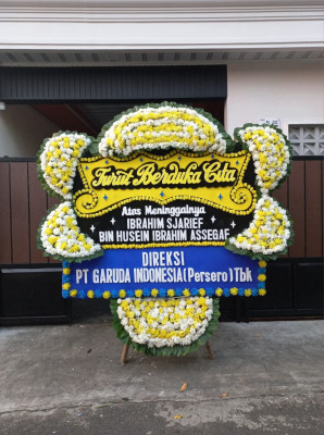 Papan Bunga Duka di Gelok Beam